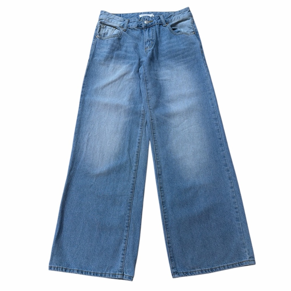 S.O.N.G. Blue Wide-Leg Jeans